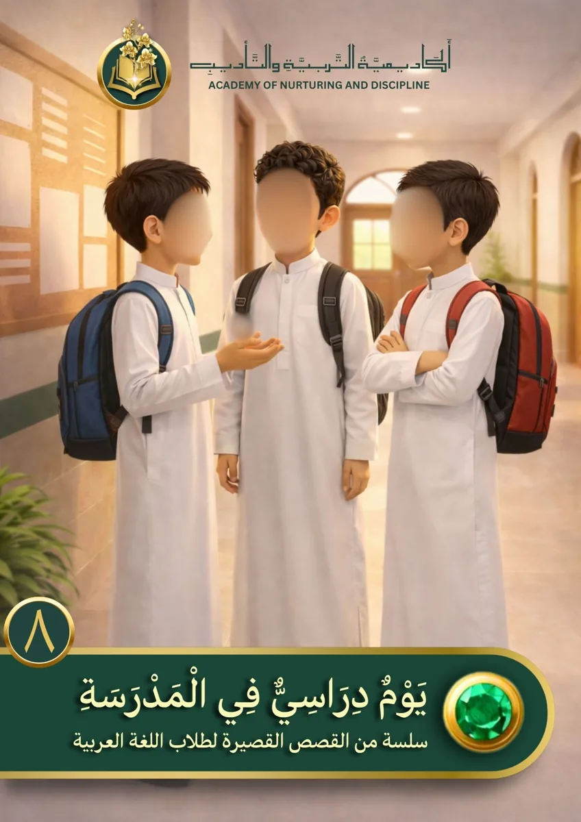 Arabic story: A school day at school